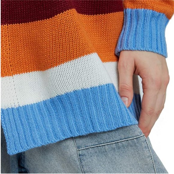 NWT Thick Knit Striped Oversized Cardigan Sweater - Picture 6 of 7